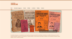 Desktop Screenshot of calendariozaragozano.net